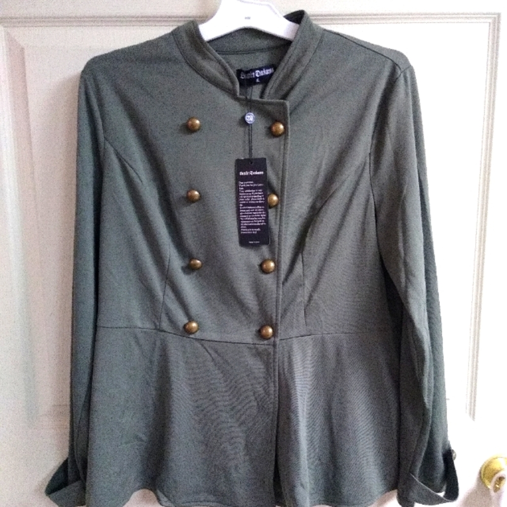 Women's Button Up Scarlet Darkness Medieval Shirt